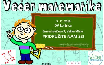 Večer matematike 2019