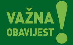 Obavijest za roditelje o plaćanju vrtića