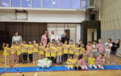 Sportska skupina Gazelice iz DV Lojtrica uključila se u provedbu projekta VRTKO –  „Rukomet u vrtićima“