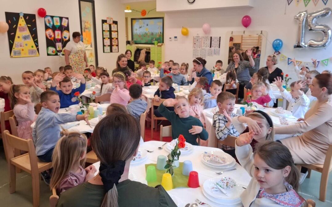 Proslava 15. rođendana dv Lojtrica u područnom objektu Selnica
